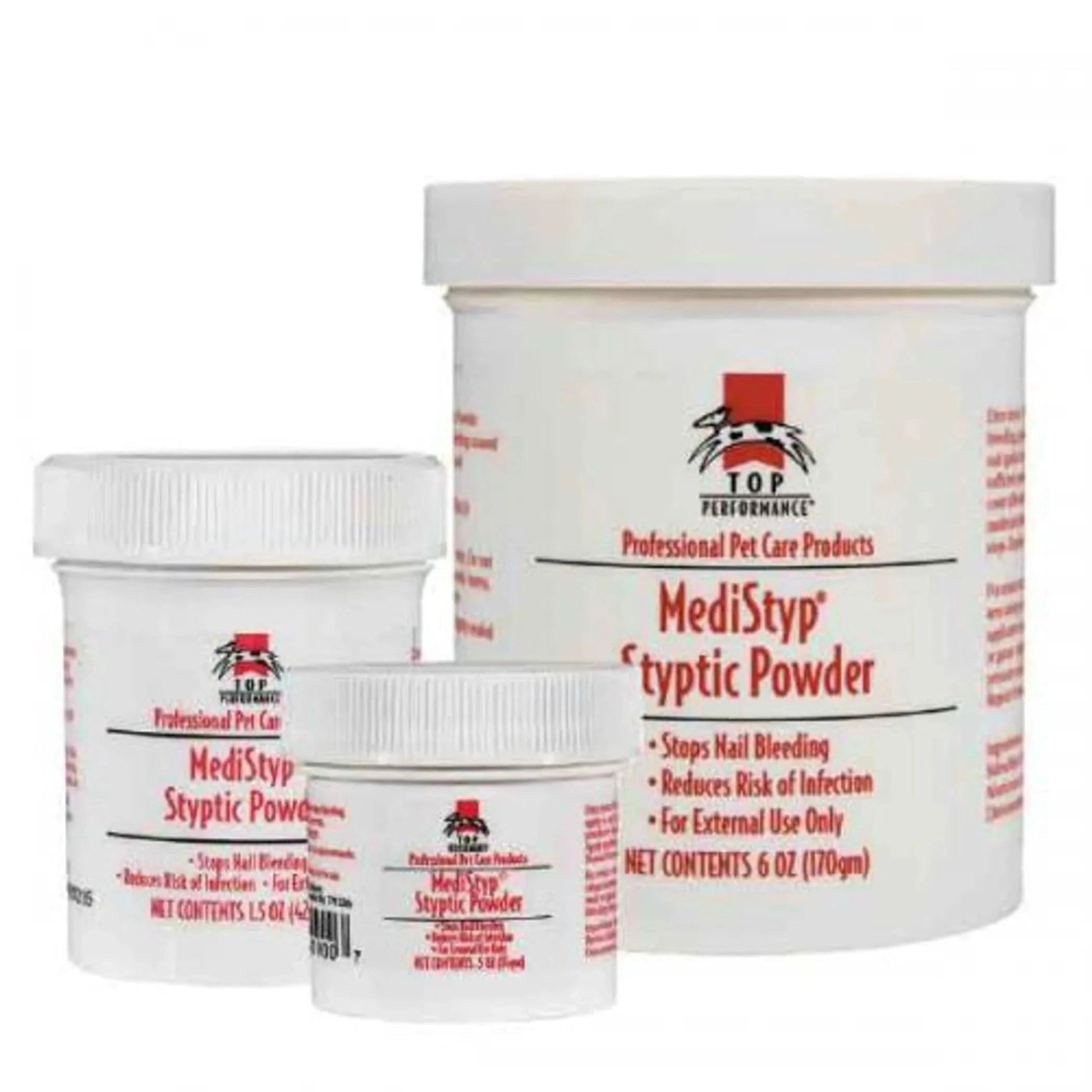 Top Performance MediStyp Styptic Powder with Benzocaine 6oz - Pawtastic Pet Supplies