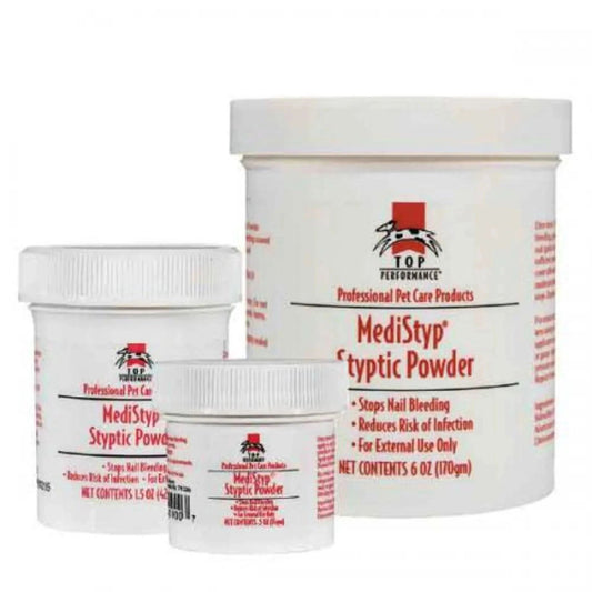 Top Performance MediStyp Styptic Powder with Benzocaine 6oz - Pawtastic Pet Supplies