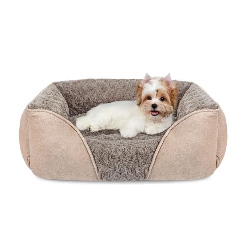 Warm Plush Dog Bed for Small to Large Breeds, Cozy Kennel Nest Pawtastic Pet Supplies