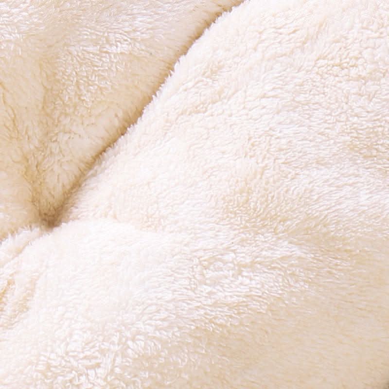 Washable Medium Dog Sleeping Mat, Soft Plush Crate Pad with Anti - Slip Bottom