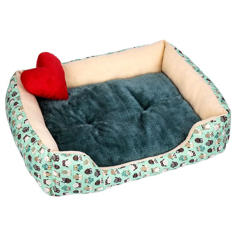 Washable Medium Dog Sleeping Mat, Soft Plush Crate Pad with Anti - Slip Bottom